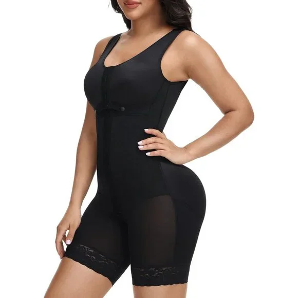 Women's Shapewear Postpartum Garment Tummy Control Surgery Black Body Shaper - Picture 1 of 5